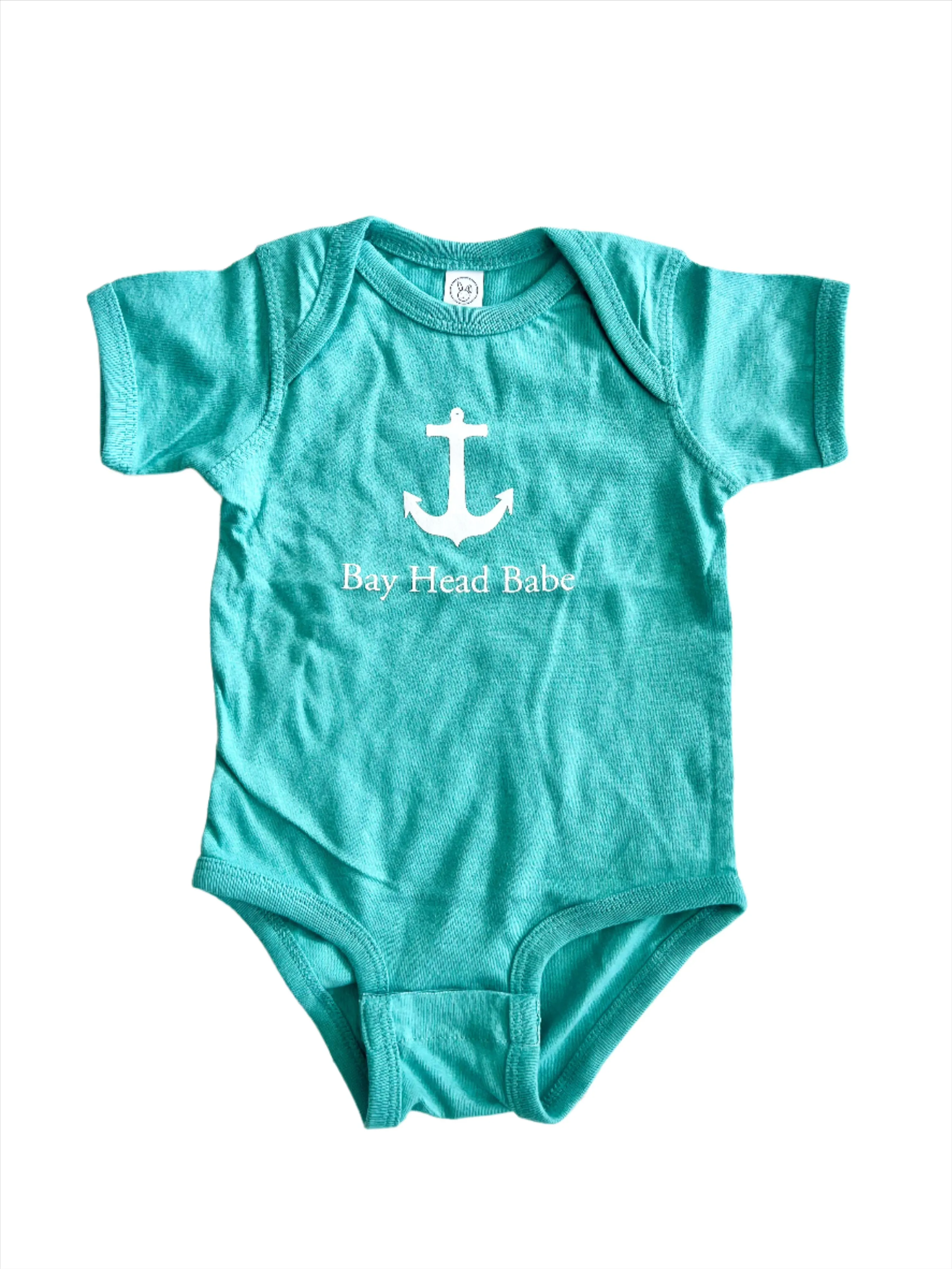 Bay Head Seafoam Green Baby Onesie