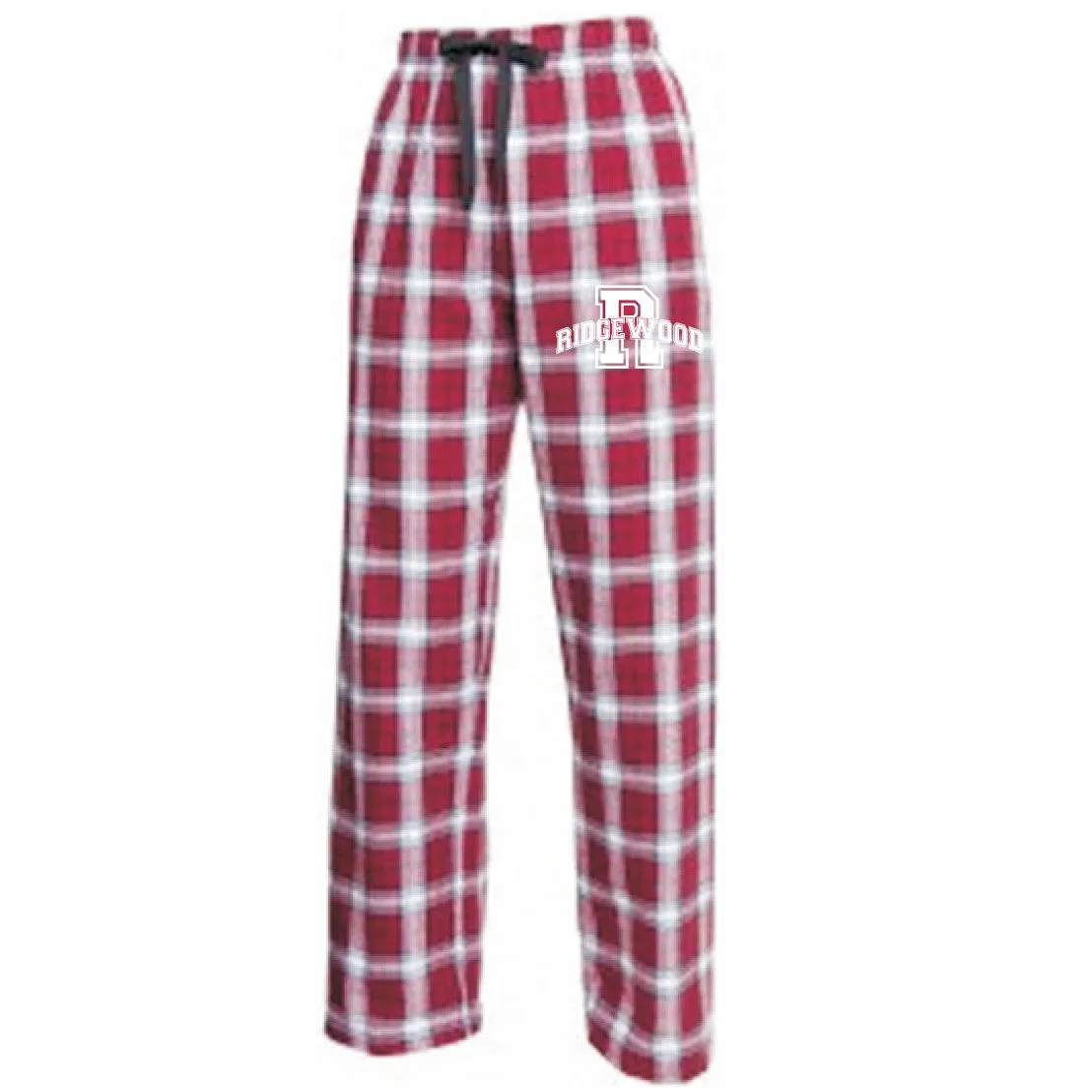 FLANNEL PANTS / MAROON & WHITE PLAID