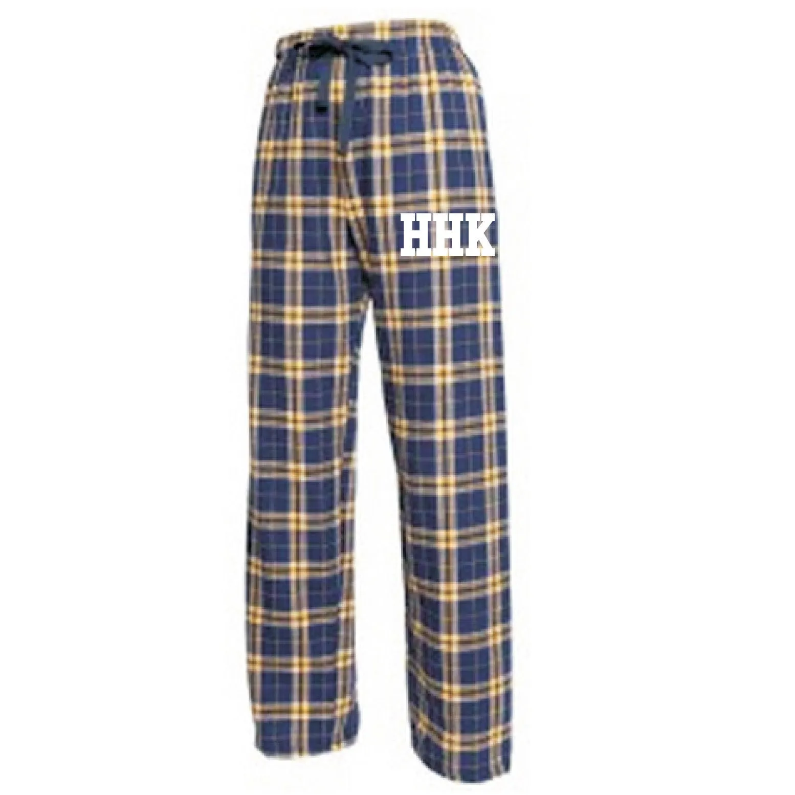 FLANNEL PANTS / NAVY & ATHLETIC GOLD PLAID