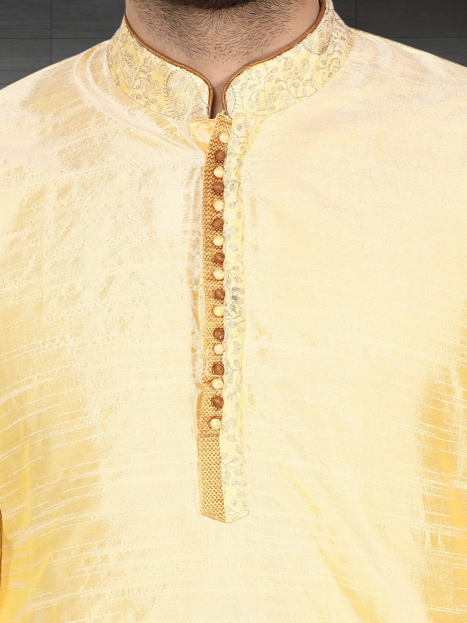 Kurta Pajama For Men Indian Festival Wedding Party Dress Beige