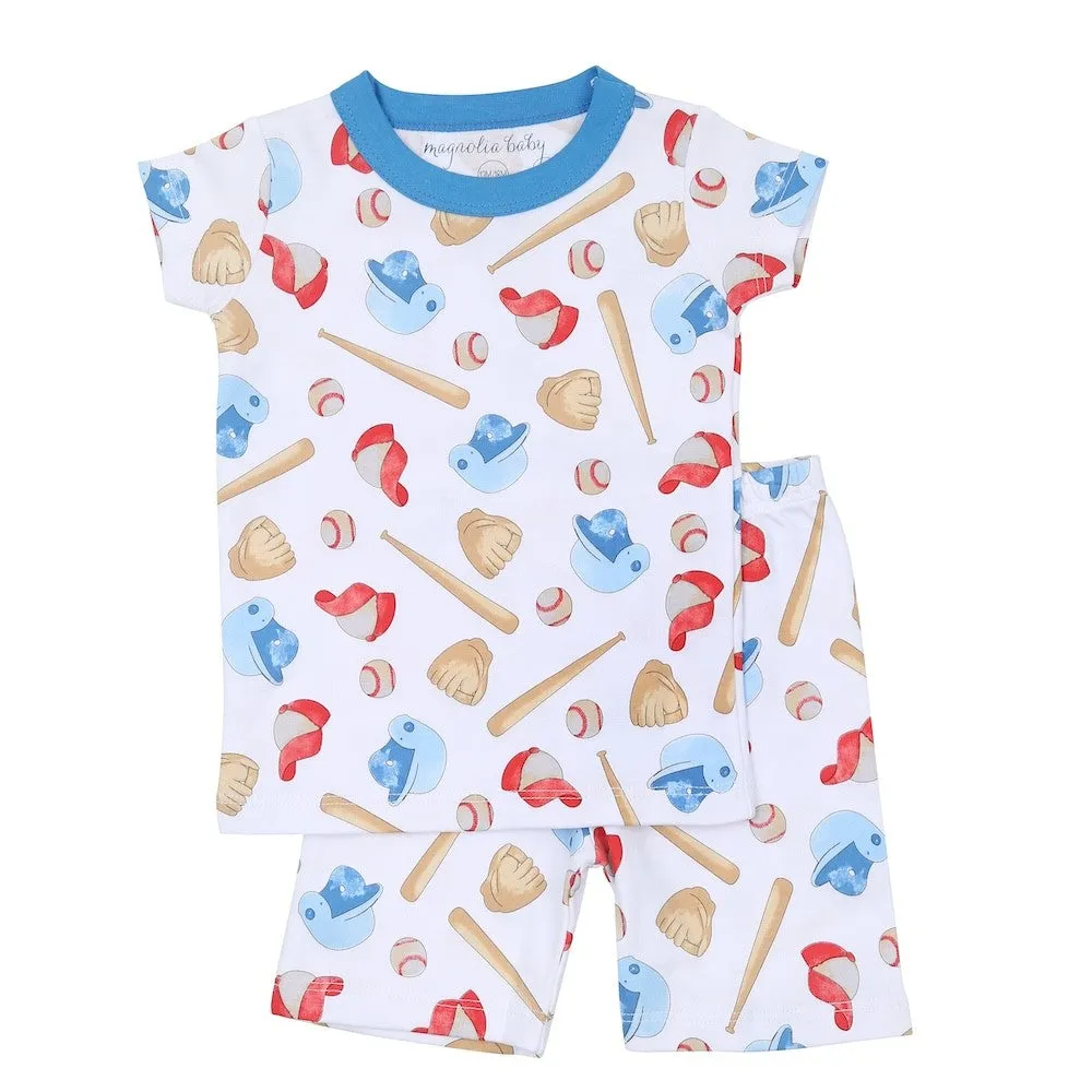 Magnolia Baby Little Boys Field of Dreams Baseball Short Pajamas