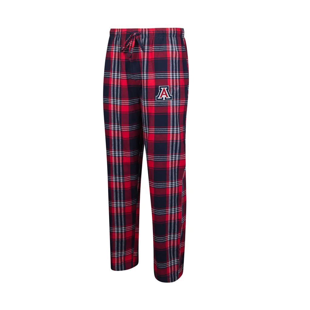 NCAA Arizona Wildcats College Concepts Region Plaid Sleep Pants