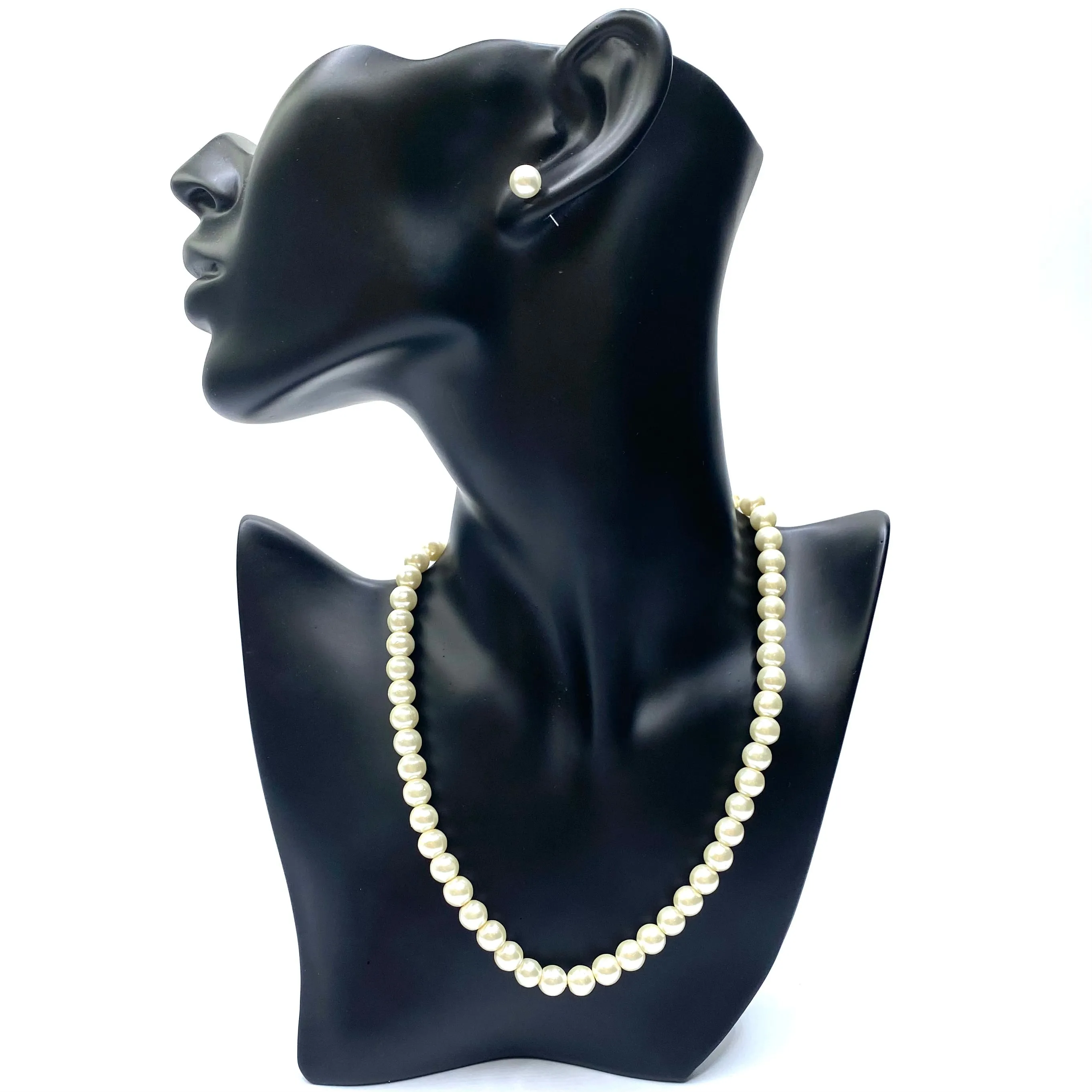 Necklace Set Pearl Off White Dozen