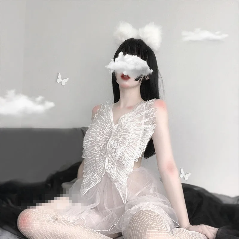 Sexy angel wings strap pajamas YC21852
