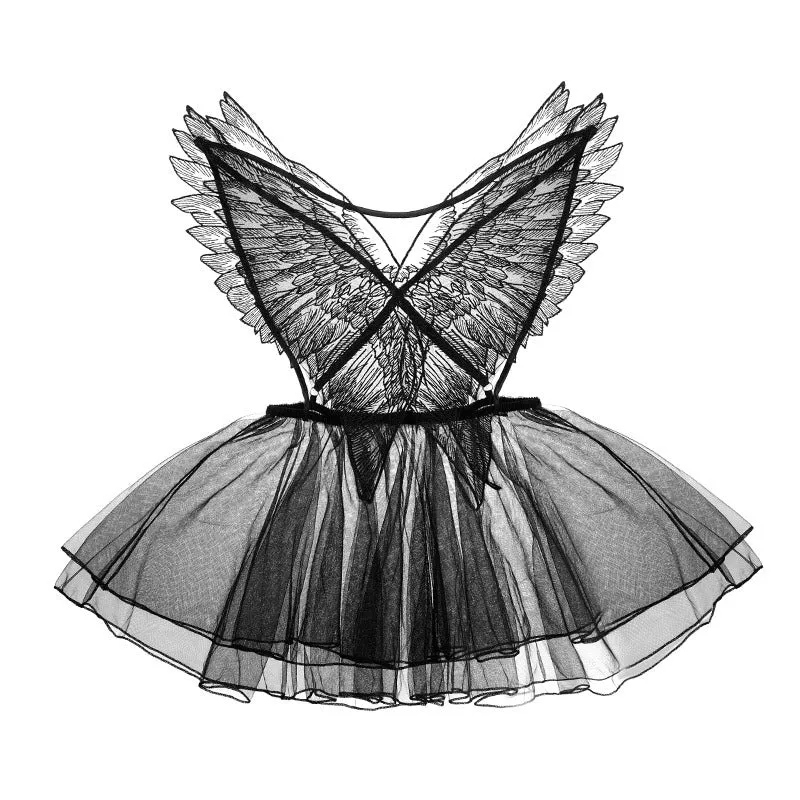 Sexy angel wings strap pajamas YC21852