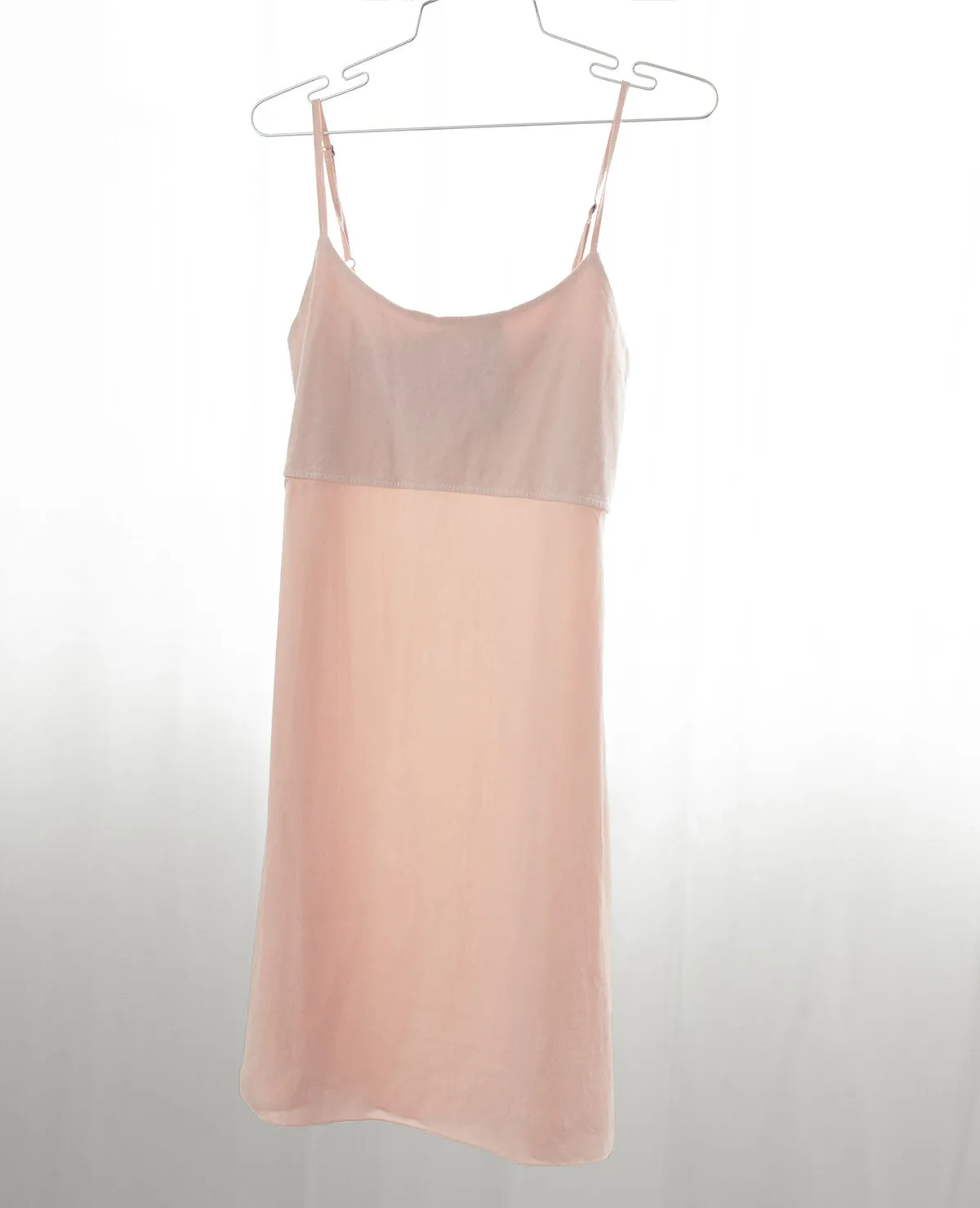 Washable Silk & Jersey Nightie Rosewater